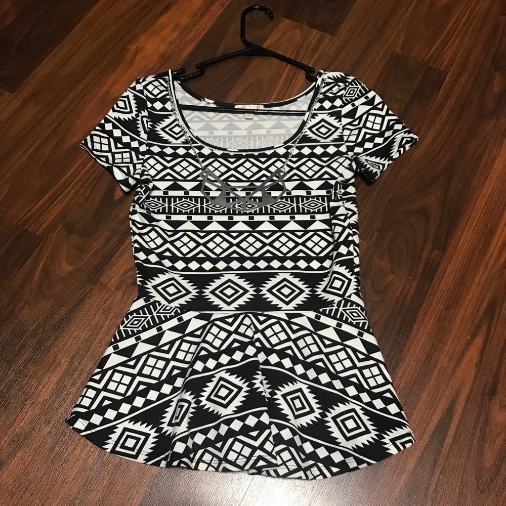 printed blouse